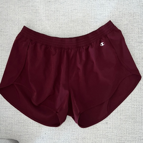 Burgundy champion athletic shorts NWOT - Picture 2 of 6